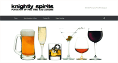 Desktop Screenshot of knightlyspirits.com