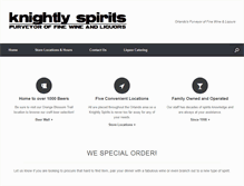 Tablet Screenshot of knightlyspirits.com